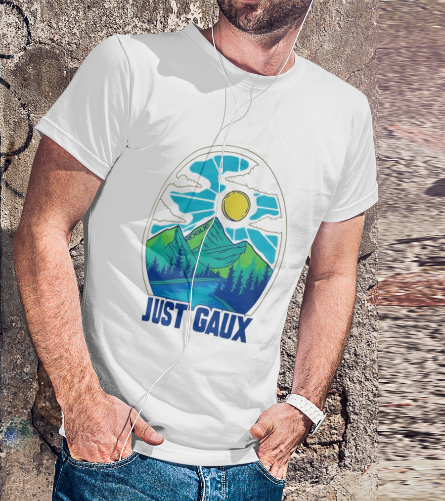 Just Gaux Margaux Alvarez Vintage Rogue Mountain Sun Art T-Shirt