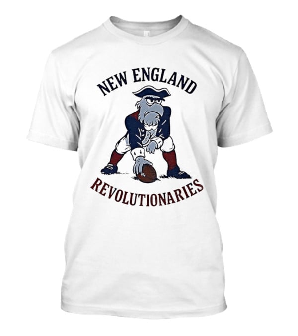 New England Patriots Revolutionaries American Football Vintage Style T-Shirt