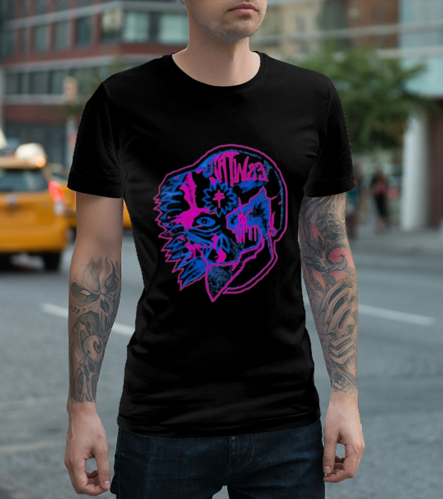 All Them Witches Acid Head Psychedelic Skull Art T-Shirt
