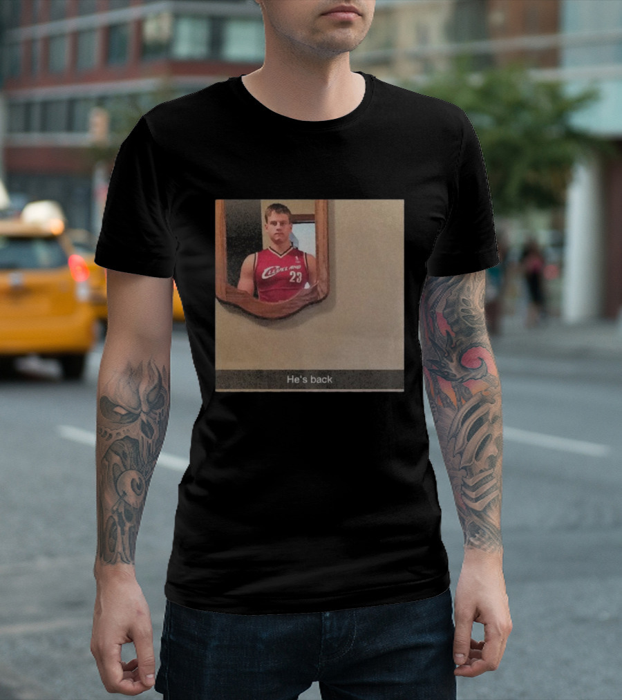 Cleveland 23 He's Back Joe Burrow Is Back T-Shirt