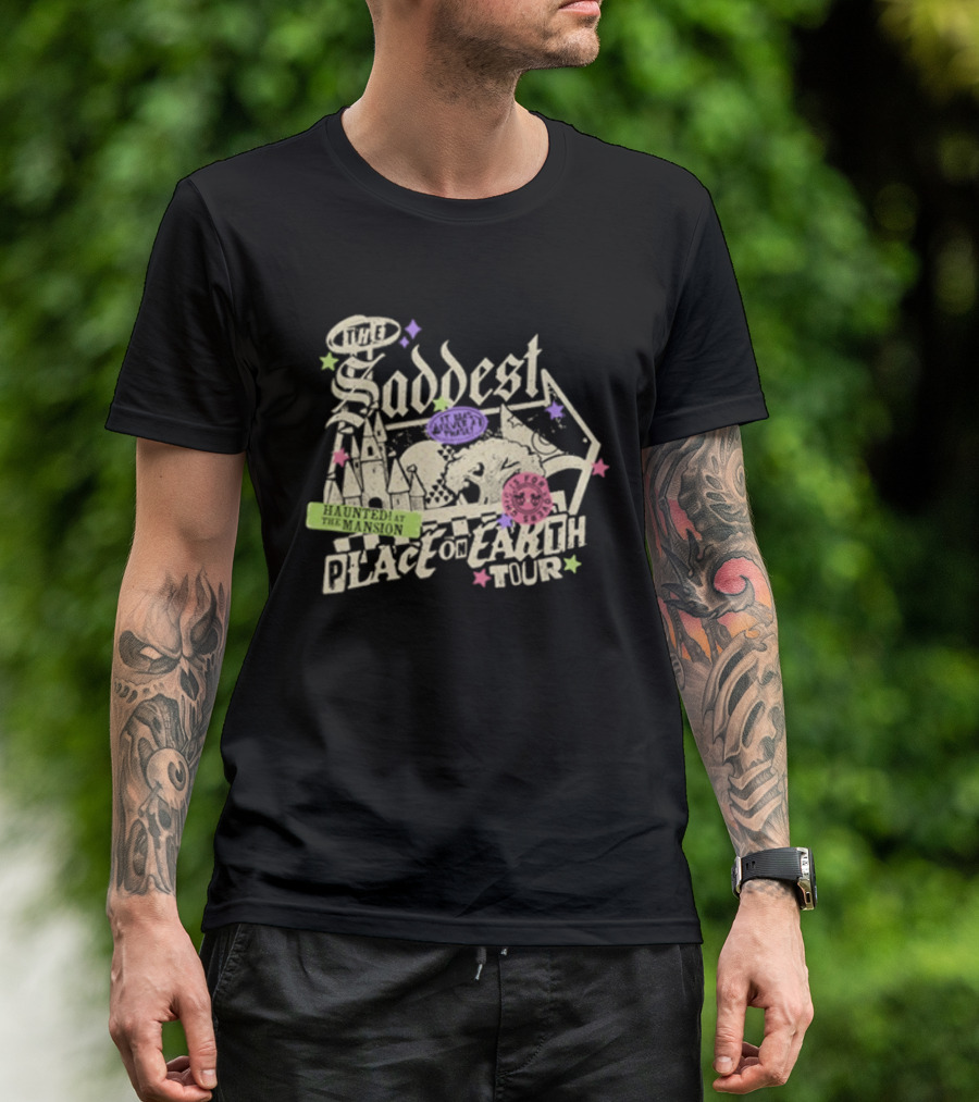 Saddest Haunted Mansion Place On Earth Tour T-Shirt