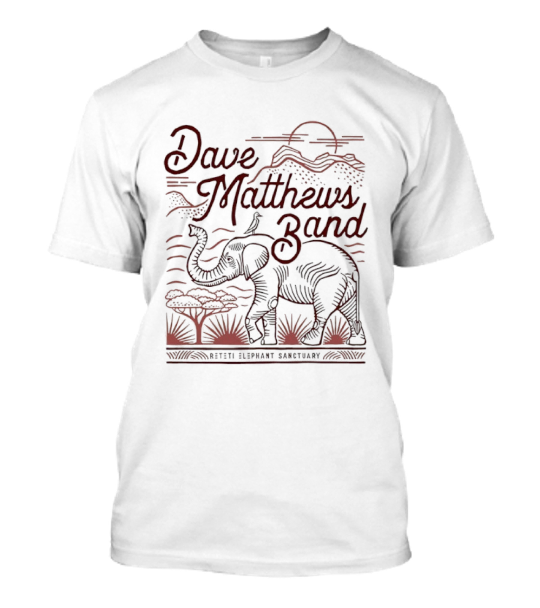 Dave Matthews Band Reteti Elephant Sanctuary Collaboration T-Shirt