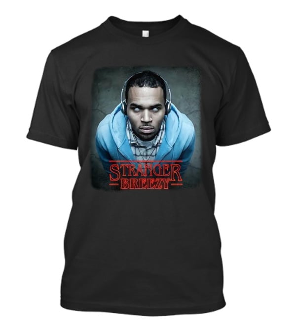 Stranger Breezy White Eyes Headphones T-Shirt