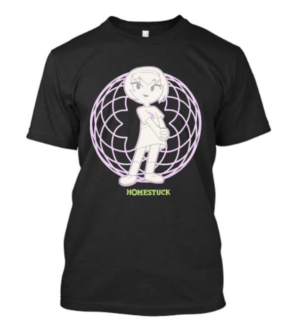 Homestuck Rose Character In Purple Globe Background T-Shirt