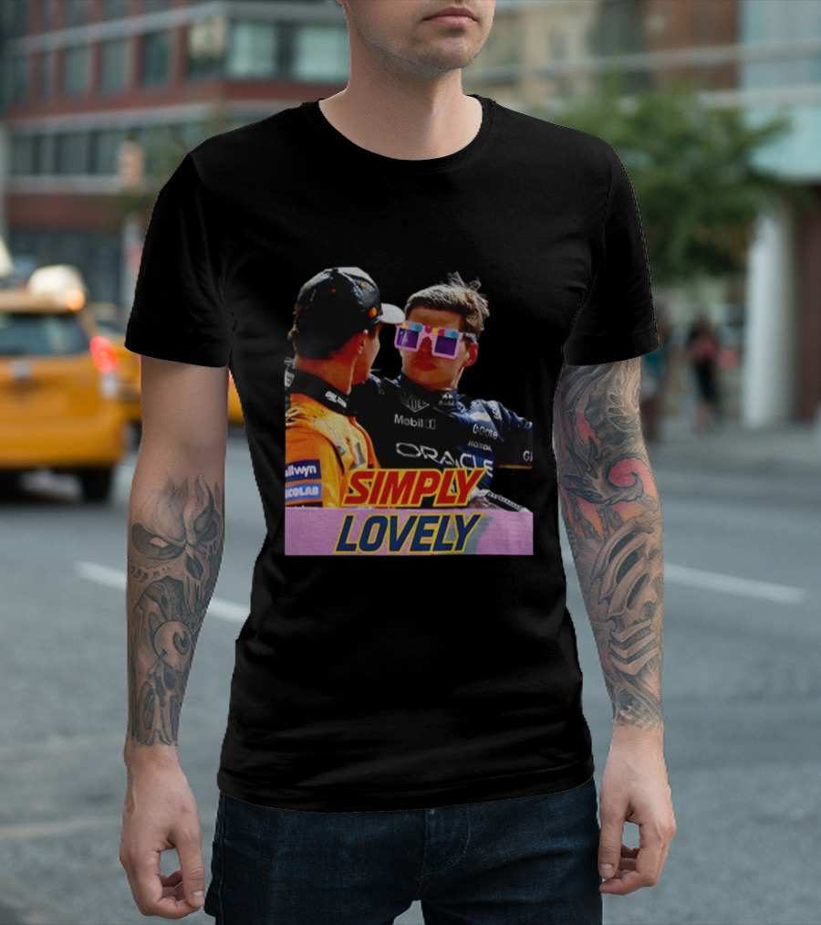 Max Verstappen Pink Sunglasses Las Vegas GP 2025 Simply Lovely Oracle Racing T-Shirt