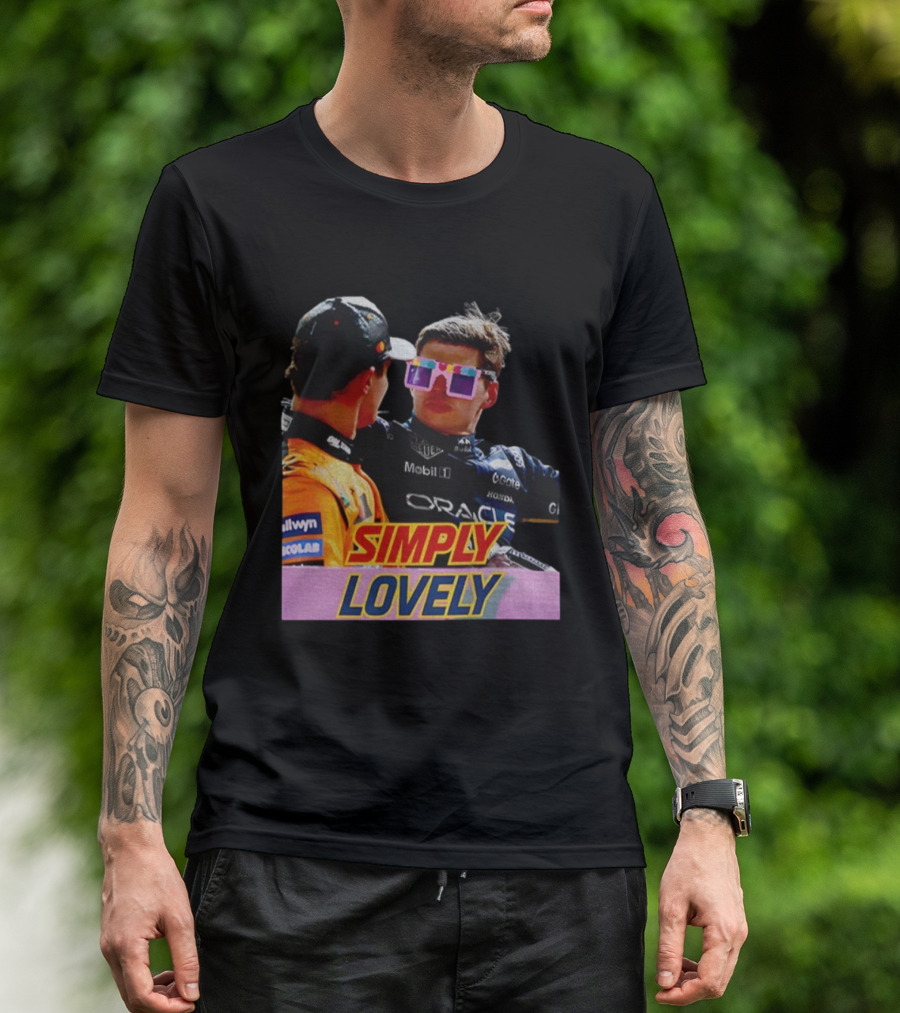 Max Verstappen Pink Sunglasses Las Vegas GP 2025 Simply Lovely Oracle Racing T-Shirt