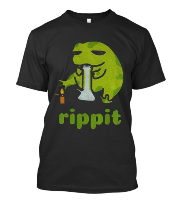 Frog Bong Rippit Stoner Ripping Hits T-Shirt