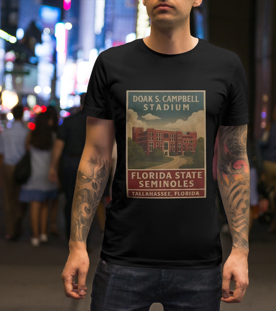 Doak S Campbell Stadium Florida State Seminoles Tallahassee Florida T-Shirt