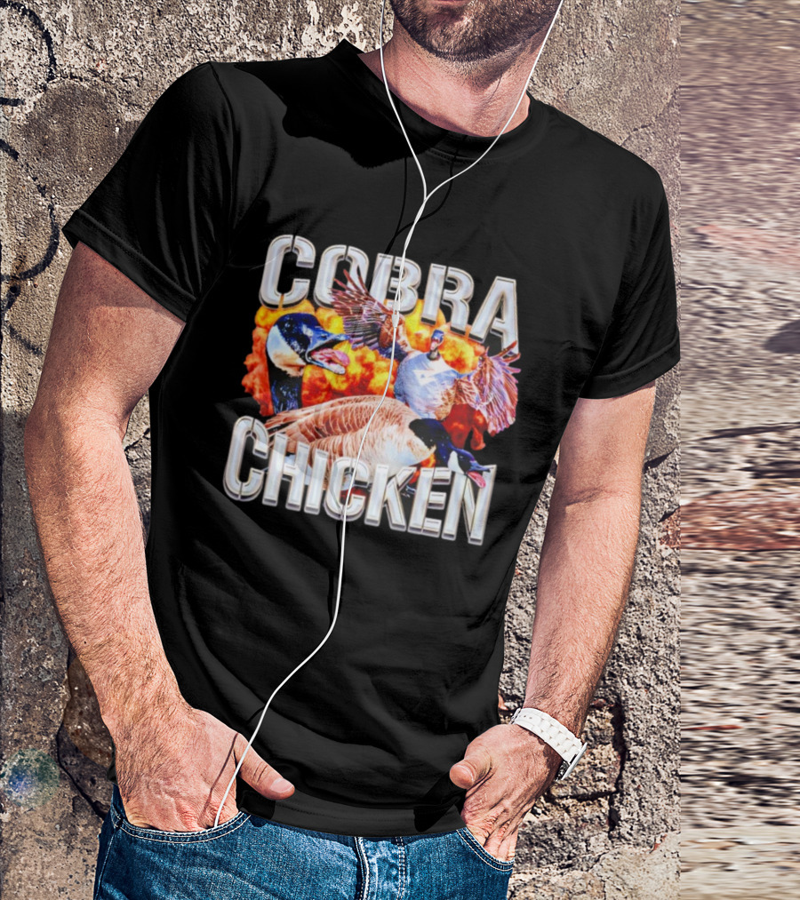 Cobra Chicken Goose Fire Explosion Apparel T-Shirt