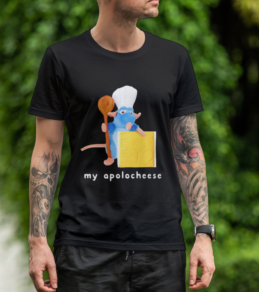 My Apolocheese Remy Mouse Disney And Pixar’s Ratatouille Chef Spoon Cheese T-Shirt