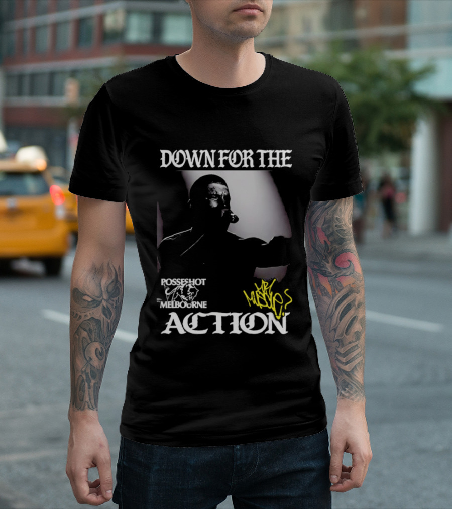 DOWN FOR THE ACTION POSSESHOT MELBOURNE HANDSæ T-Shirt