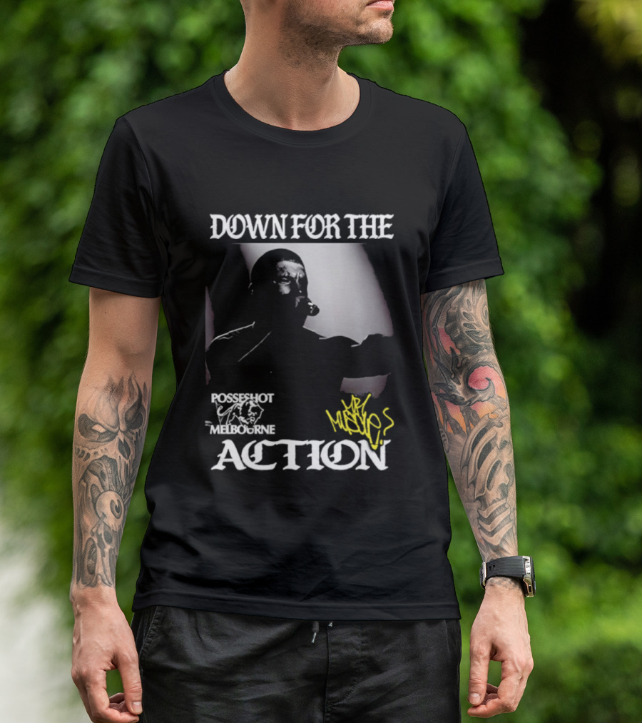 DOWN FOR THE ACTION POSSESHOT MELBOURNE HANDSæ T-Shirt