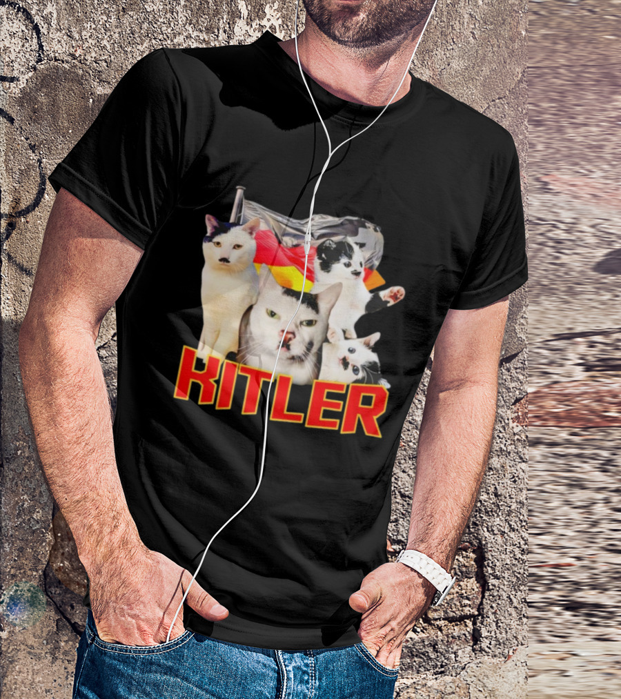 Kitler Cat Meme German Flag Humor T-Shirt