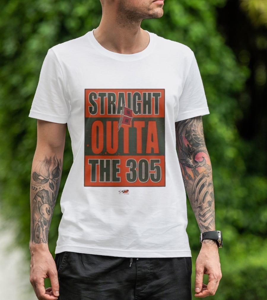 Straight Outta The 305 Miami Hurricanes T-Shirt
