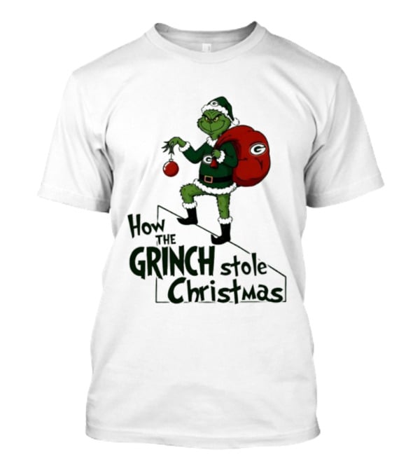 Green Bay Packers How The Grinch Stole Christmas Holiday Sweater T-Shirt