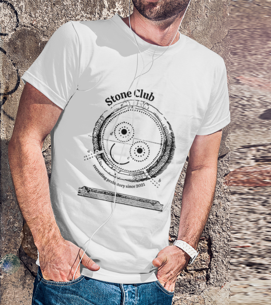 Stone Club Calling Recreating Prehistory Since 2021 T-Shirt