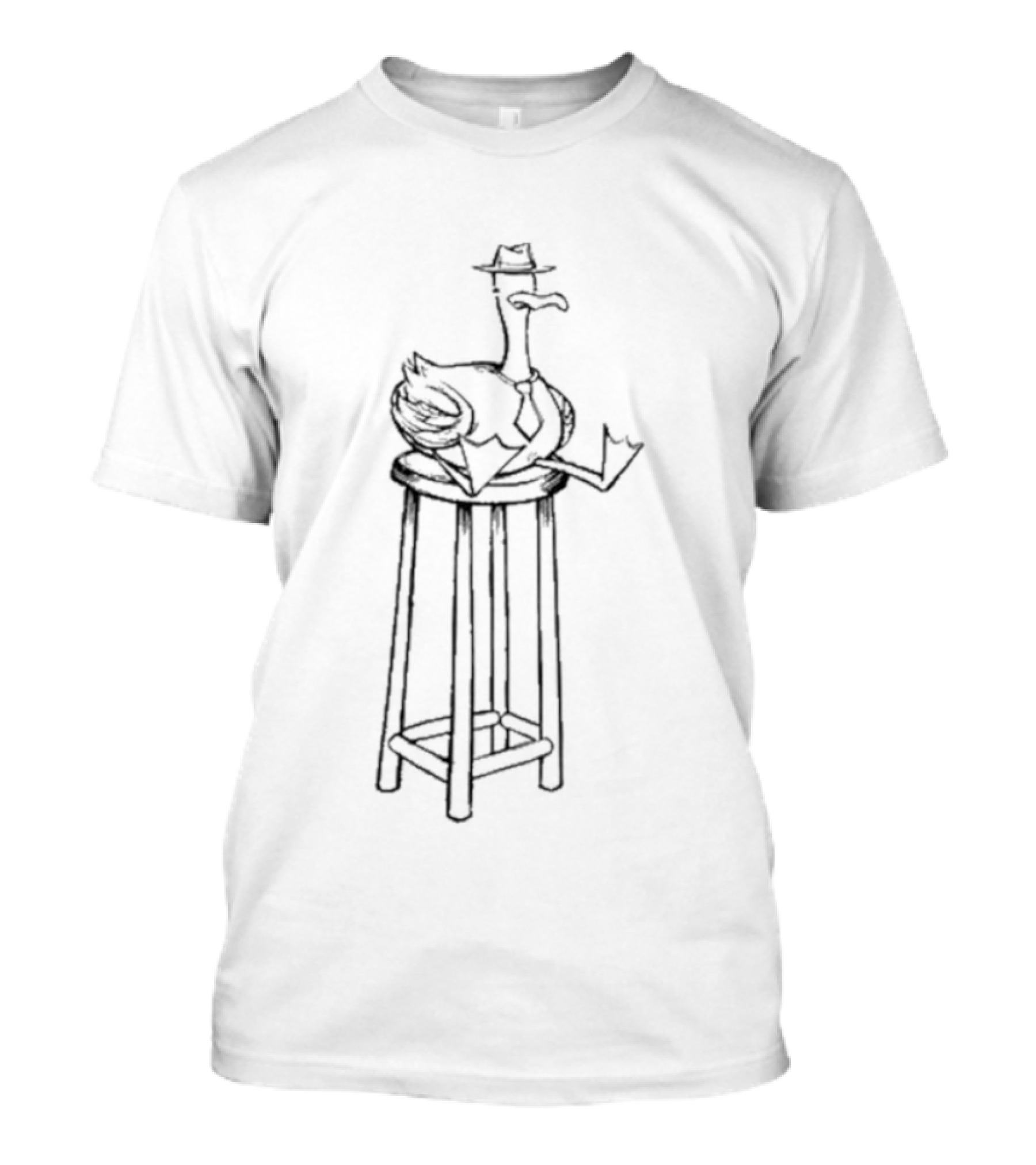 Homestuck How To Embarrass A Duck Stool Hat Tie T-Shirt