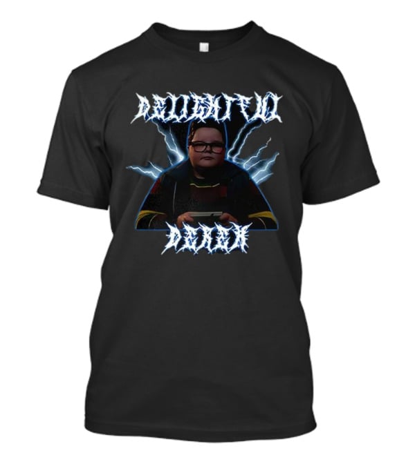 Delightful Derek Stranger Things Lightning Effect 5 T-Shirt