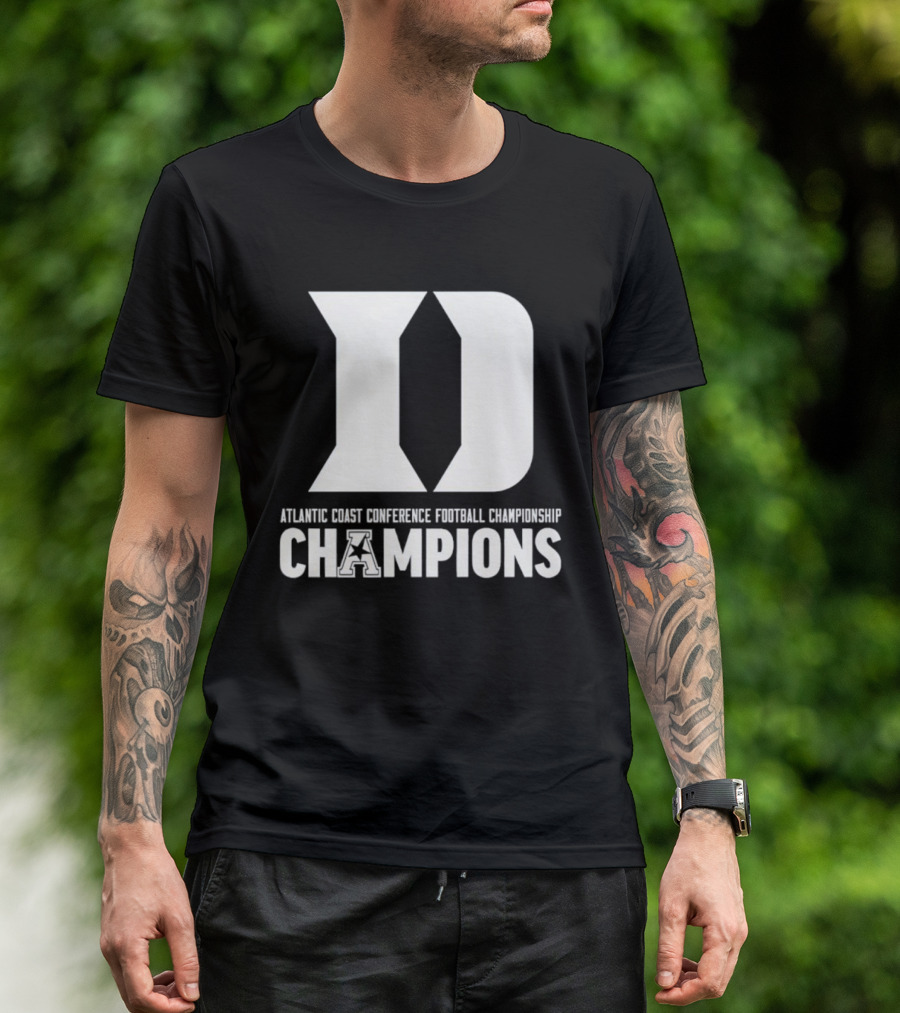 Duke Blue Devils Atlantic Coast Conference Football Champions T-Shirt