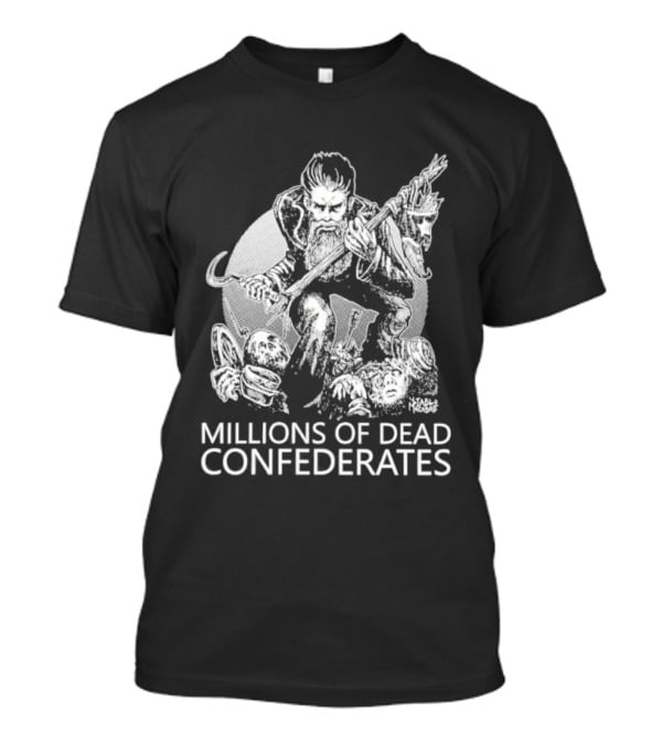 Millions Of Dead Confederates Leftöver Crack Band Artillery Image T-Shirt