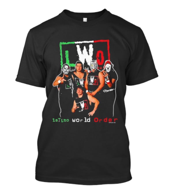 LWO Latino World Order Pro Wrestling Group Iconic 90s Wrestling Style T-Shirt
