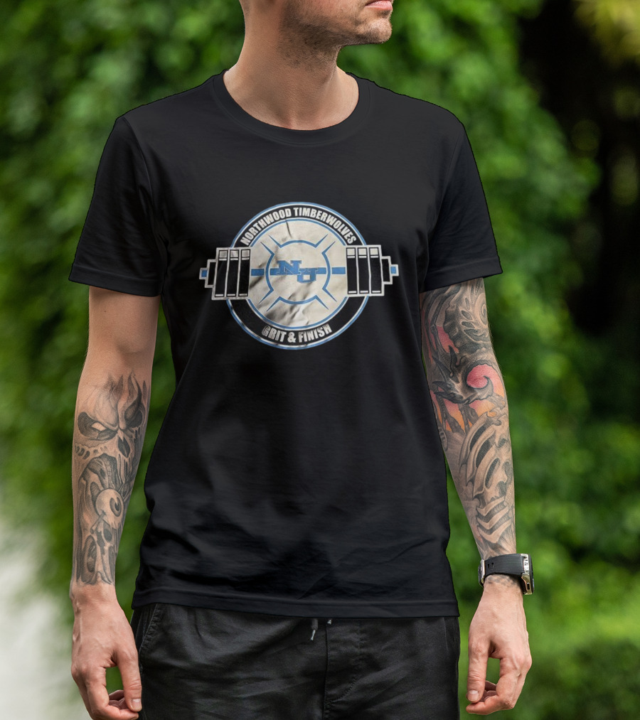 Northwood Timberwolves NU Weightlifting Grit And Finish T-Shirt