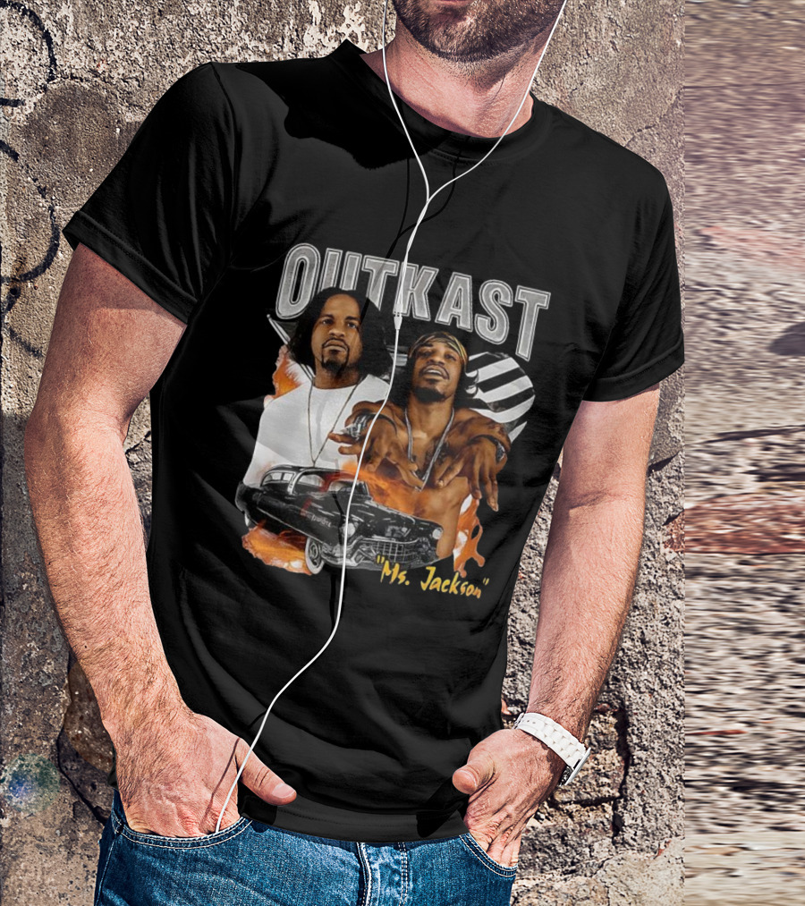 Outkast Ms. Jackson Classic Car Music Icon Tribute T-Shirt