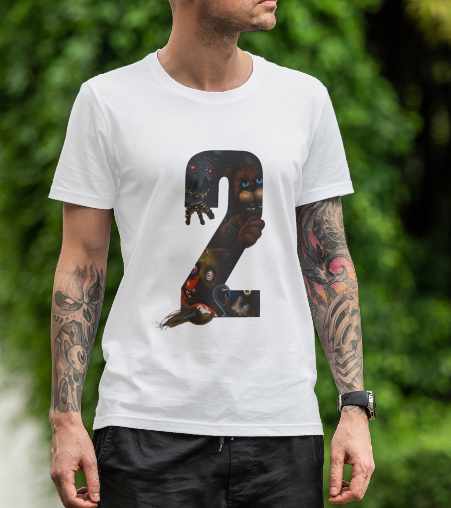 Five Nights At Freddy's 2 Character Collage Animatronics T-Shirt