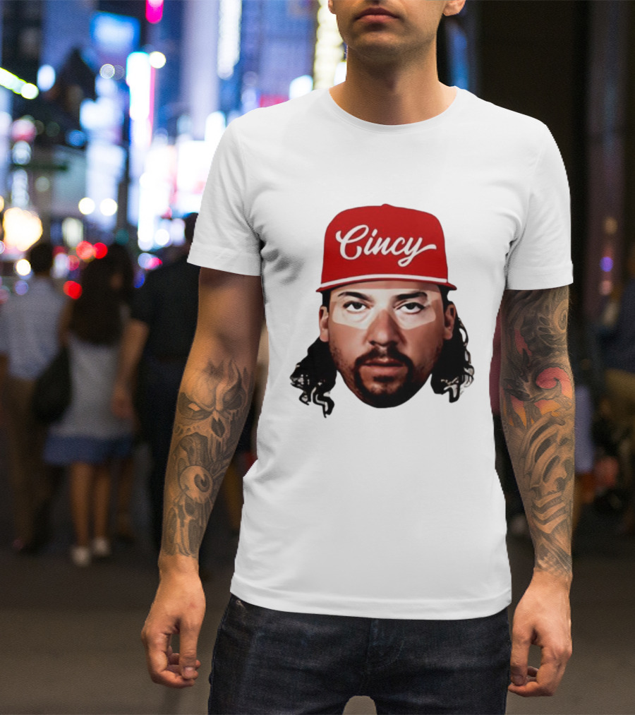 Kenny Powers Cincy Red Cap Character Portrait T-Shirt