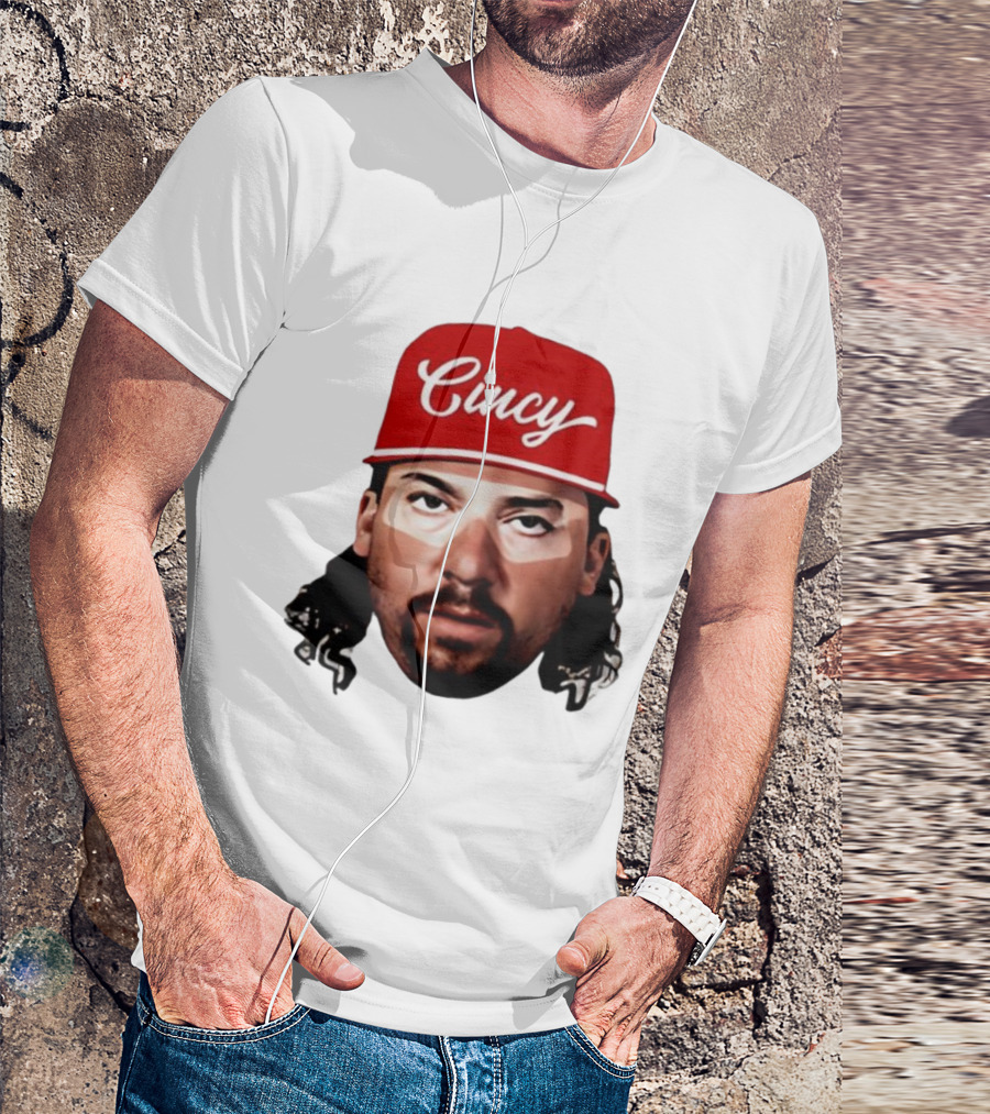 Kenny Powers Cincy Red Cap Character Portrait T-Shirt