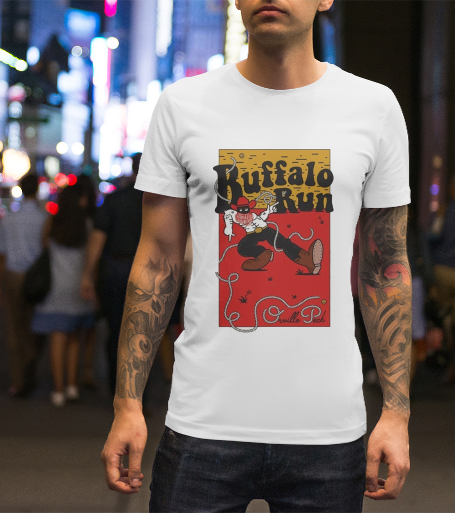 Buffalo Run Orville Peck Rope Cowboy Red Hat Boots T-Shirt