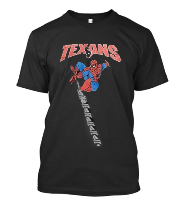 Texans Amazing Spider Man Comic Character Collaboration T-Shirt