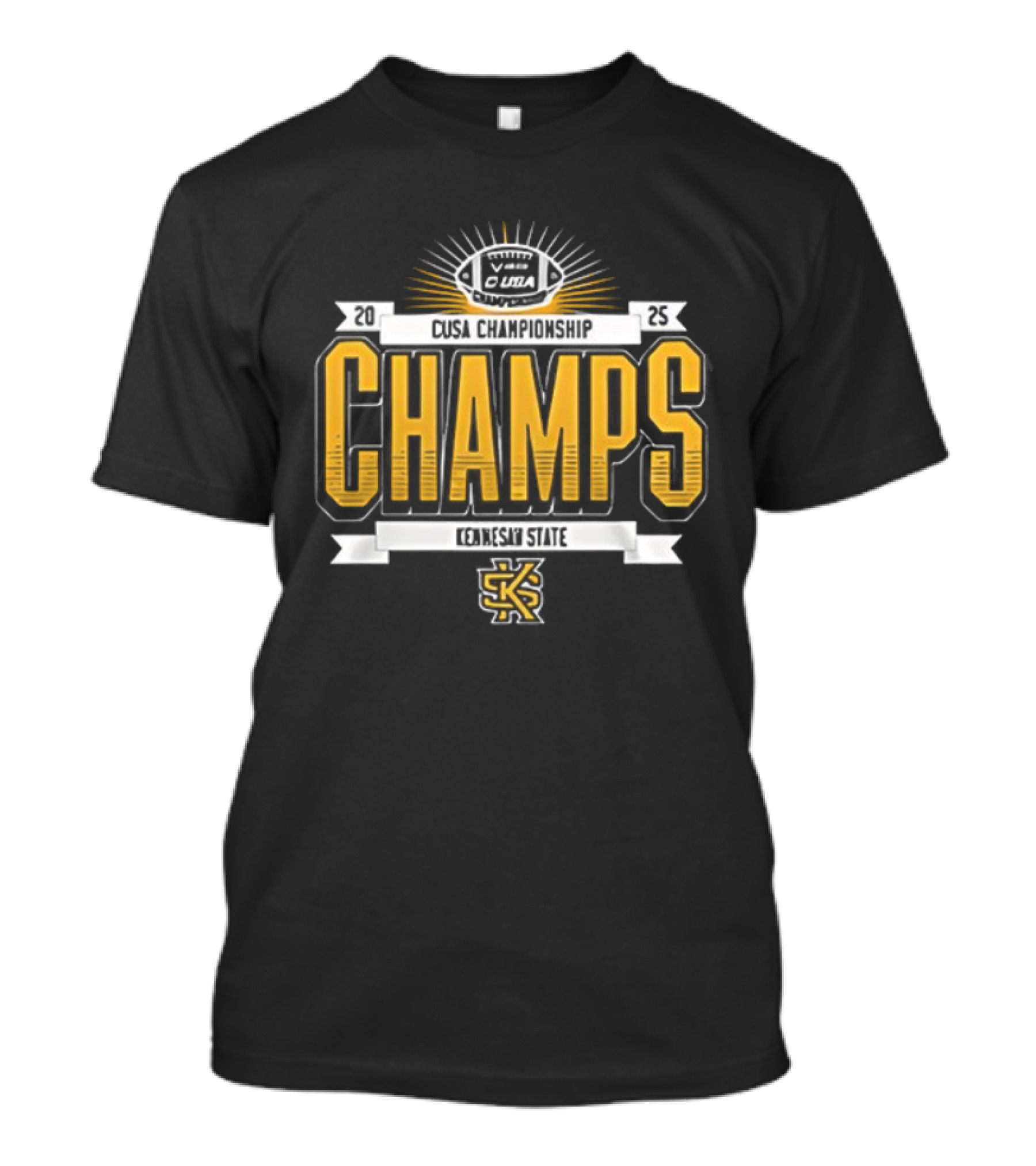 Kennesaw State University Owls CUSA Champions Victory T-Shirt