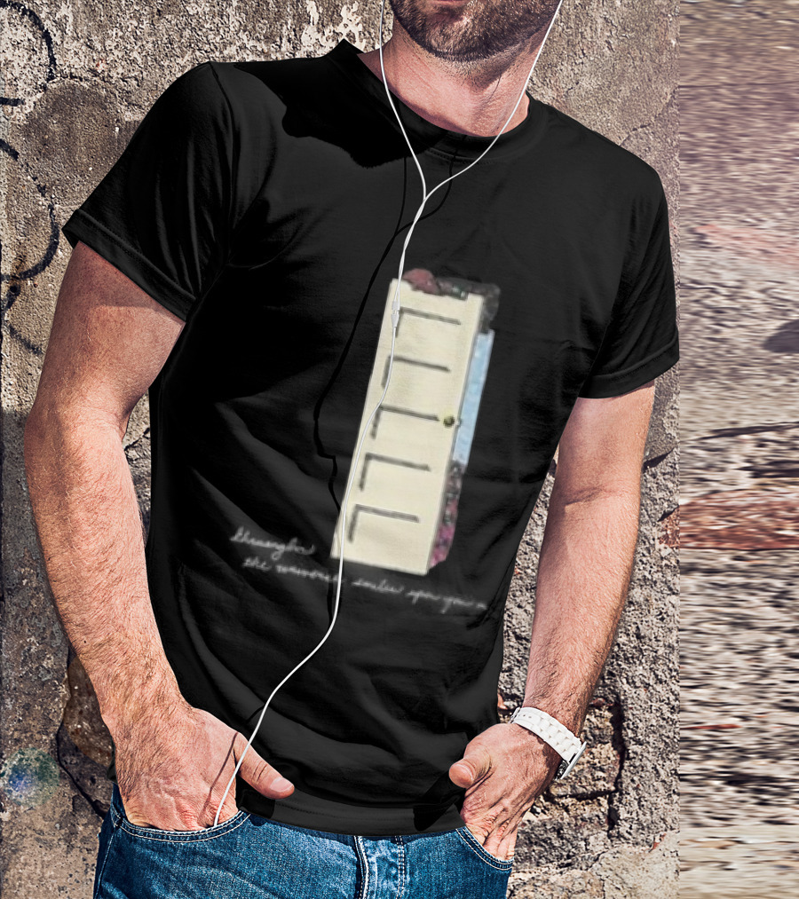 TUSHY The Universe Smiles Upon You 2025 Tour Door Art With Flowers And Pastel Colors T-Shirt