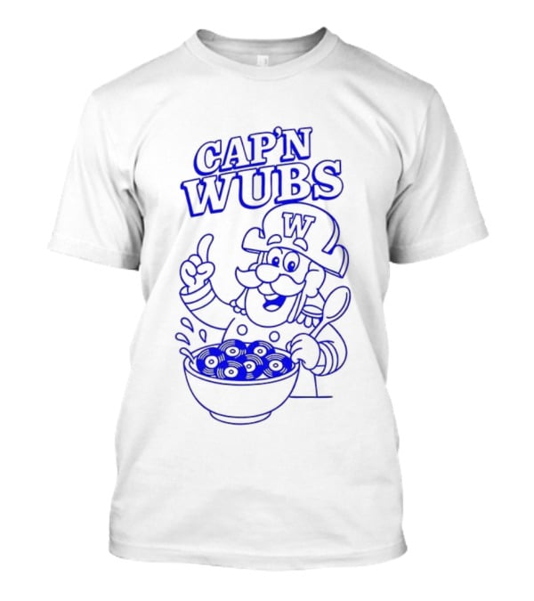Cap’n Wubs Cartoon Character With Cereal Bowl T-Shirt