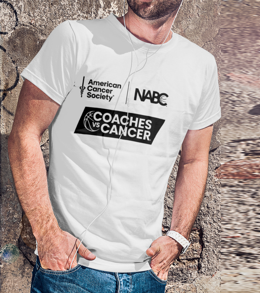 American Cancer Society Coaches Vs Cancer NABC Collaboration T-Shirt