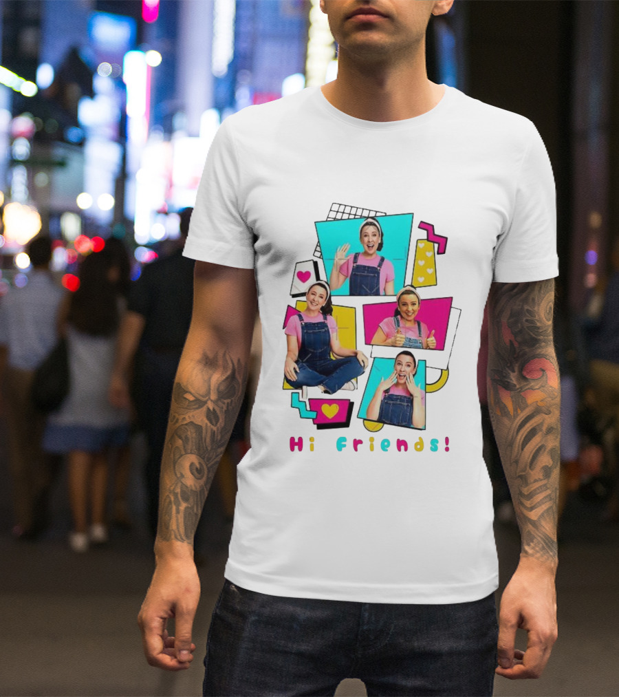 Hi Friends Ms. Rachel 80’s Vibe Retro Style T-Shirt