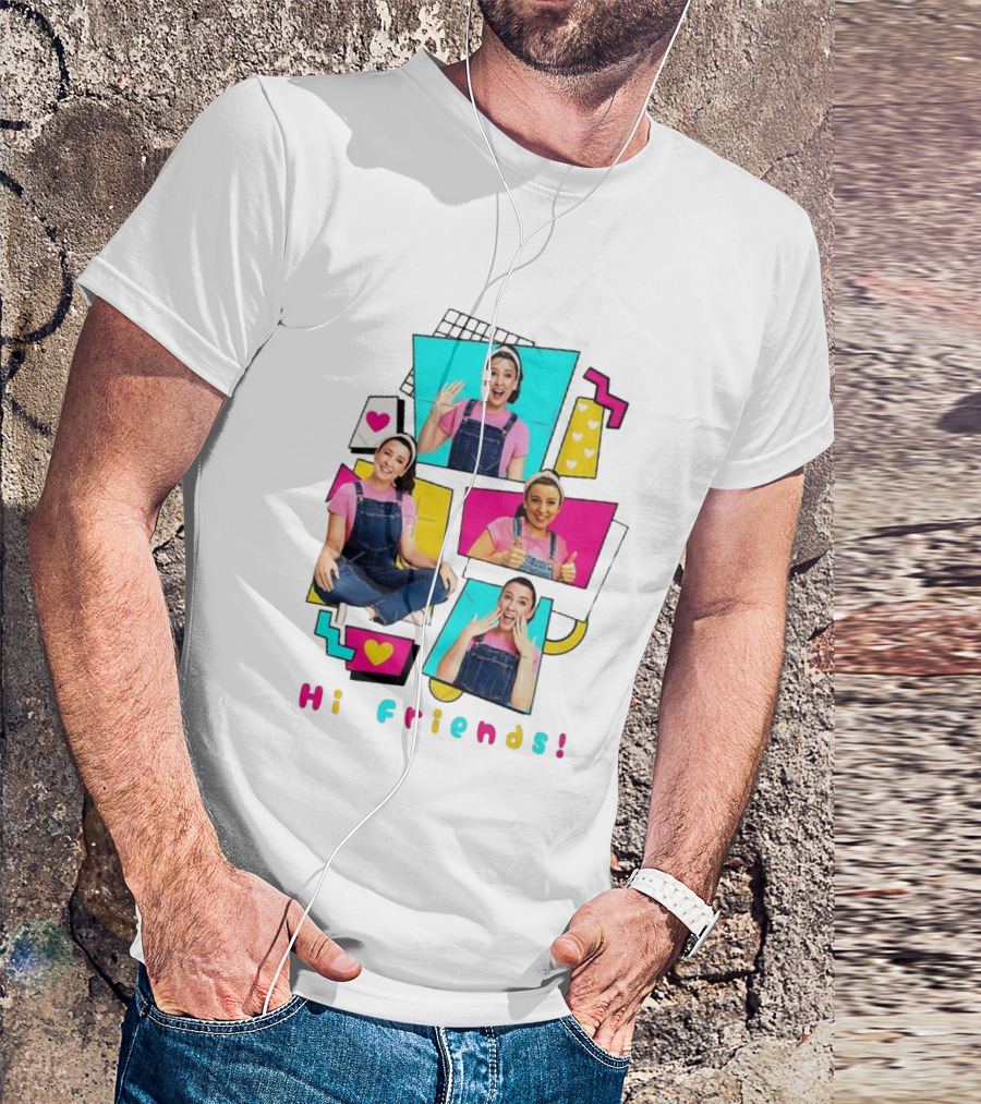 Hi Friends Ms. Rachel 80’s Vibe Retro Style T-Shirt