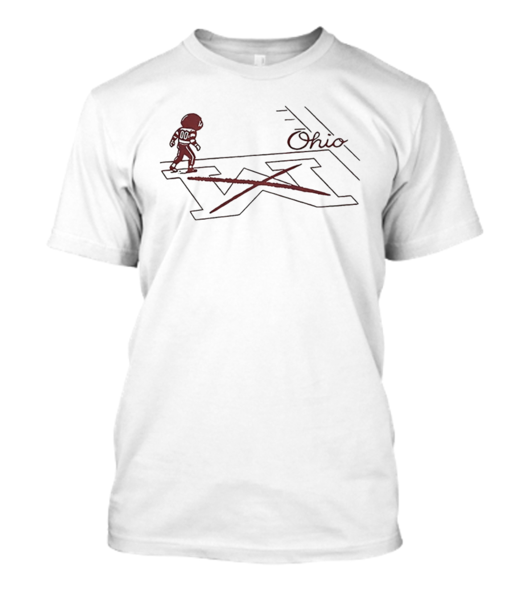 Ohio State Buckeyes Vs Michigan Wolverines Erase The M Ohio Football Rivalry T-Shirt