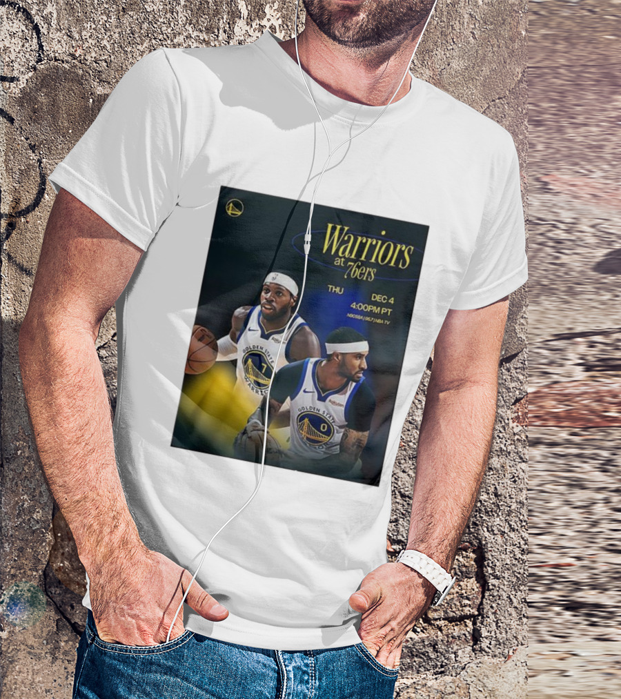 Warriors At 76ers Thu Dec 4 4:00 PM PT NBA TV T-Shirt