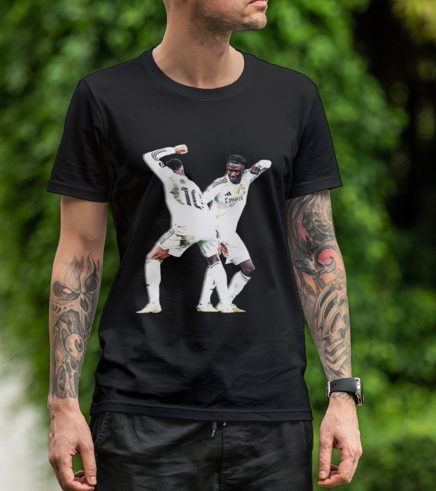 Kylian Mbappé Eduardo Camavinga Real Madrid Celebration T-Shirt