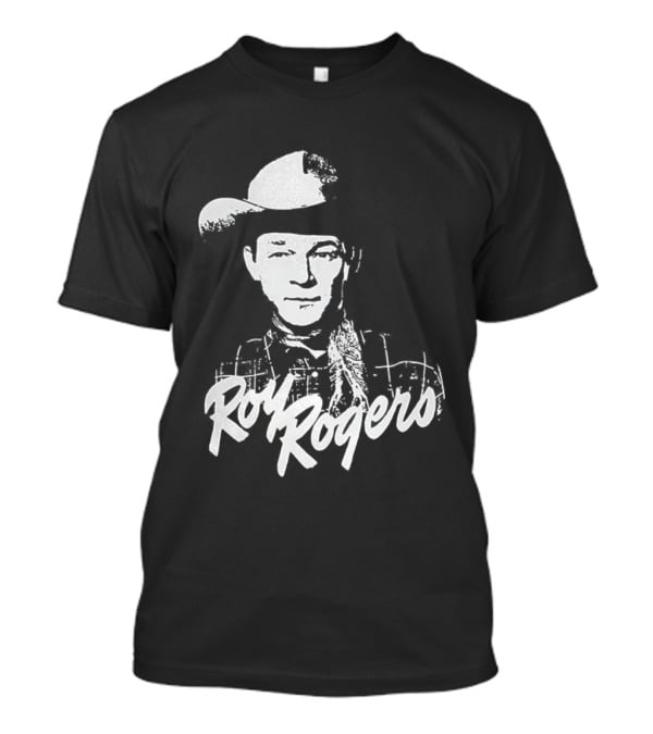 Roy Rogers King Of The Cowboys Retro Style Hat And Checkered T-Shirt