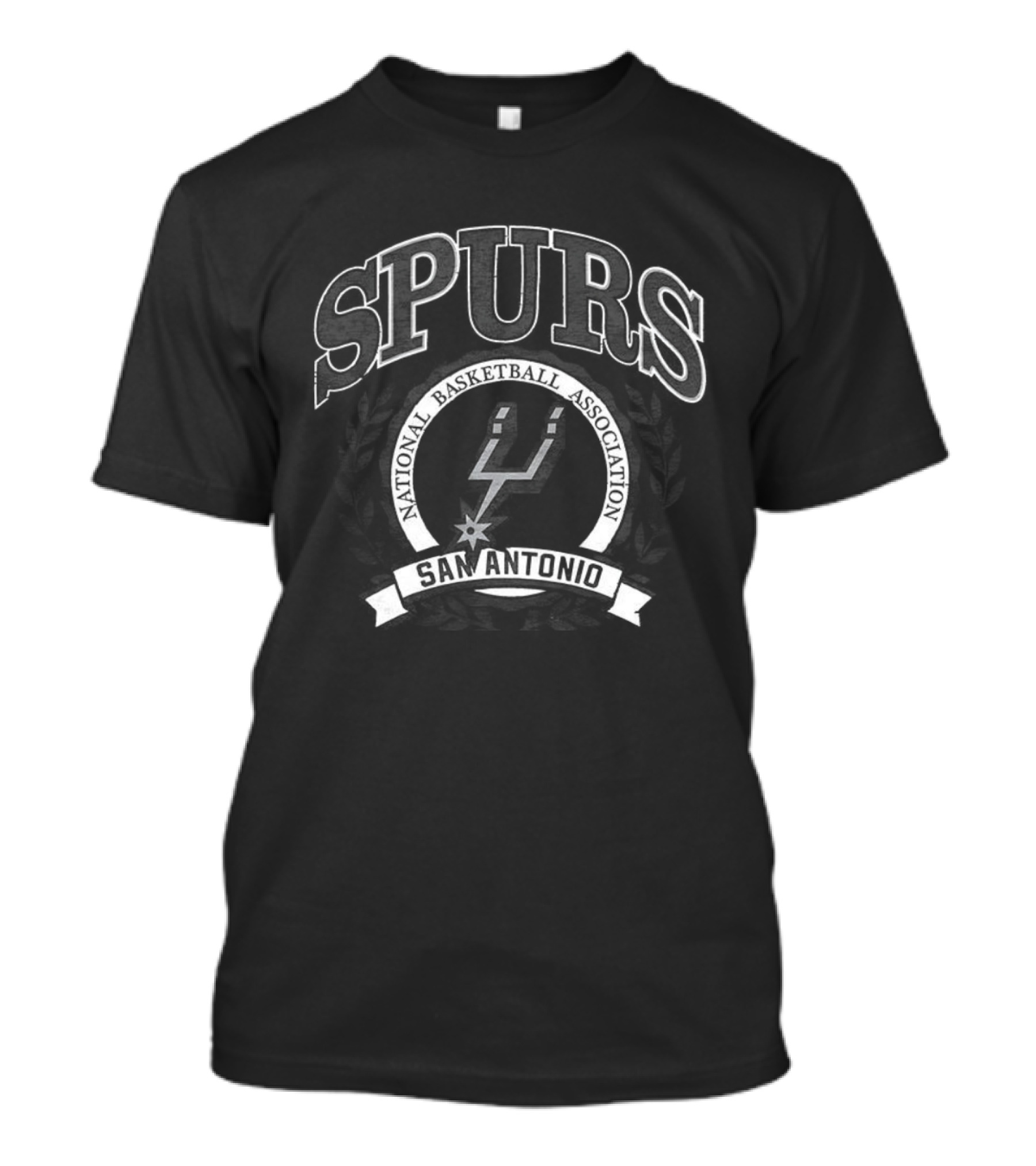 San Antonio Spurs Retro Style Laurel Wreath NBA T-Shirt