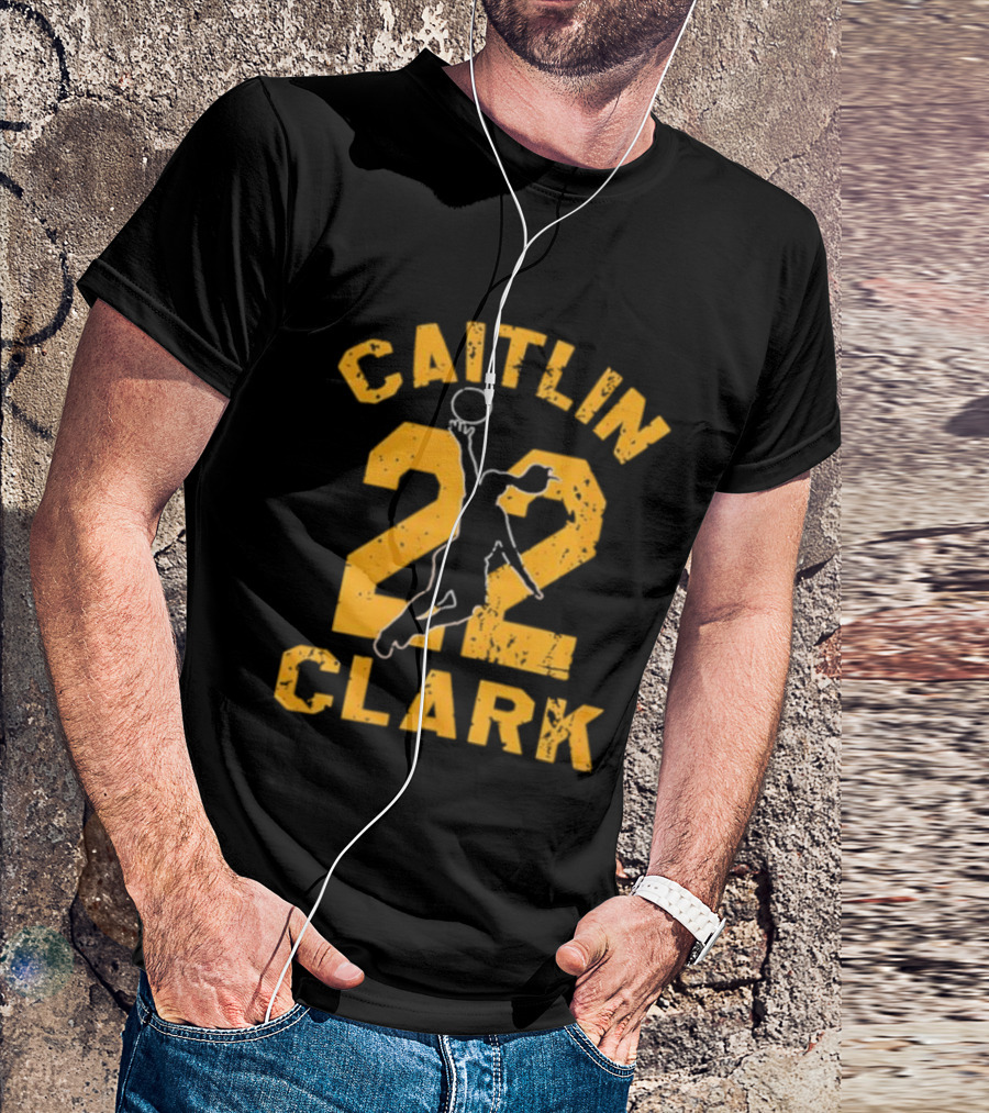 Caitlin Clark 2025 22 Women’s Basketball Retro Style T-Shirt