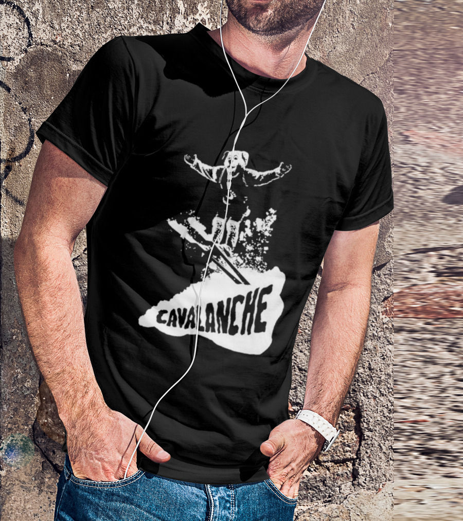 Cleveland Cavaliers Cavalanche Moondog Ski Mascot Adventure T-Shirt