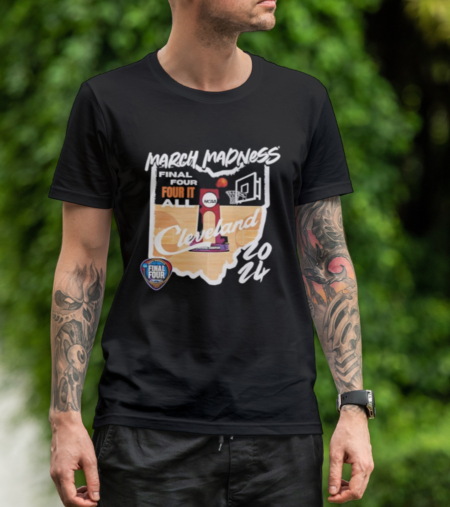 2025 NCAA March Madness Final Four Cleveland Women's Basketball 23 T-Shirt