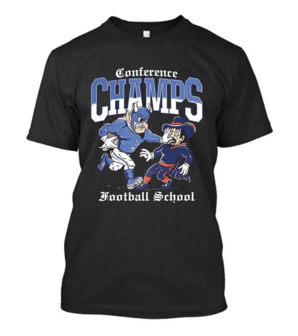 Conference Champs Duke Blue Devils Football School T-Shirt