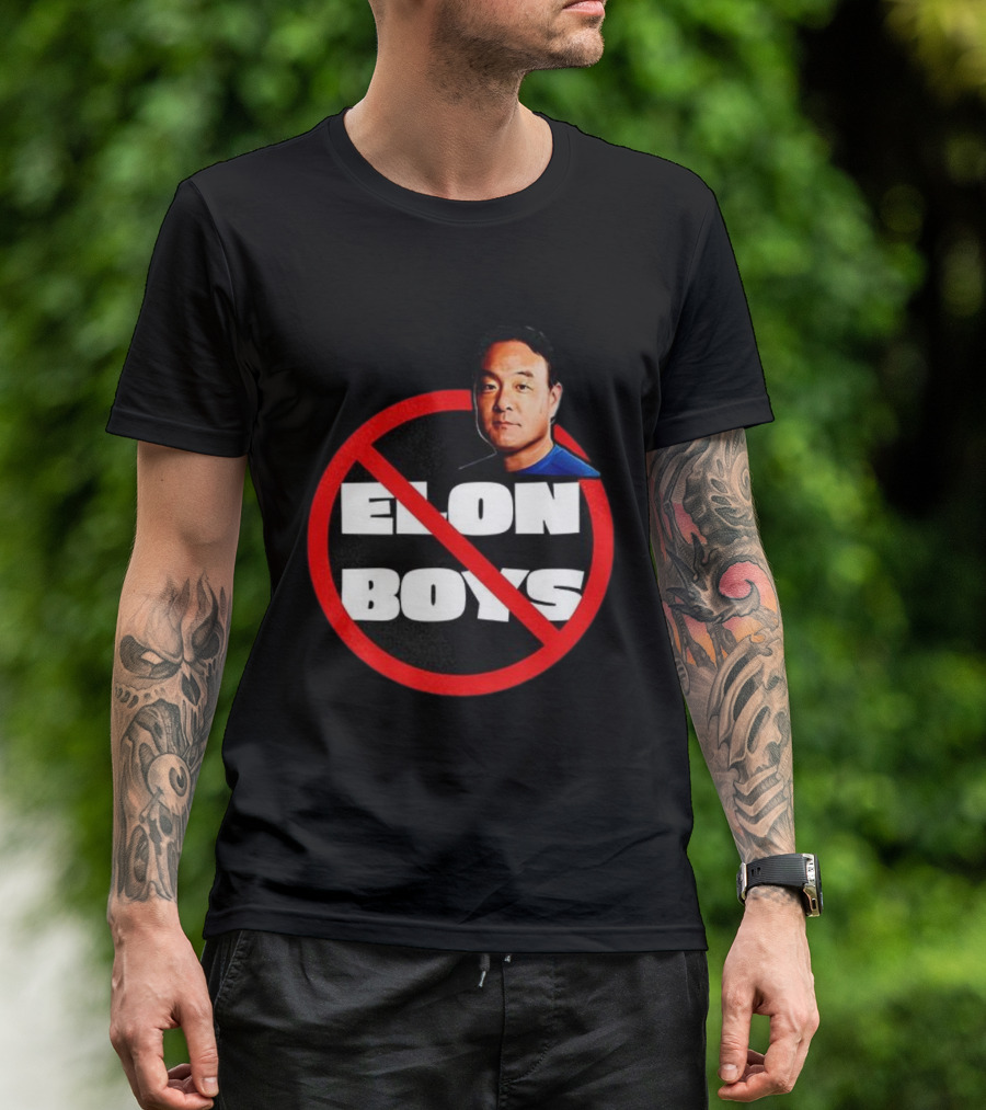 Elon Boys No Symbol Parody With Celebrity Face T-Shirt