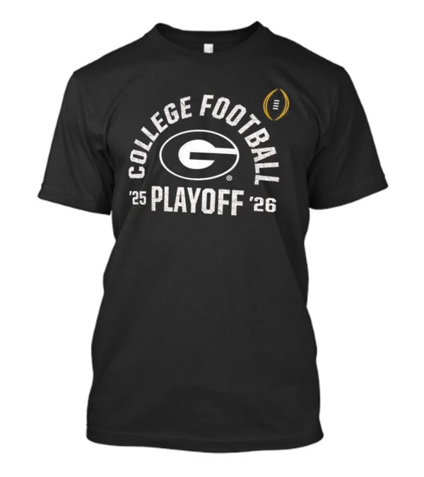 College Football Playoff Georgia Bulldogs '25-'26 Football T-Shirt