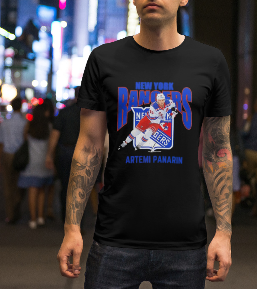 New York Rangers Artemi Panarin Playoffs T-Shirt